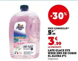 Hyper U Lave glace ete week end en corse 5l aloha 0°c offre