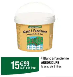 Carrefour ARBORICURE Blanc à l'ancienne offre