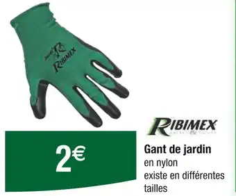 Carrefour RIBIMEX Gant de jardin offre