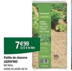 Carrefour AGROFINO Paillis de chanvre offre