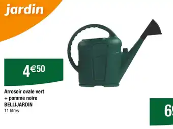 Carrefour BELLIJARDIN Arrosoir ovale vert + pomme noire offre