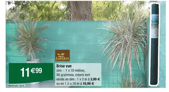 Carrefour Ideal Garden Brise vue offre