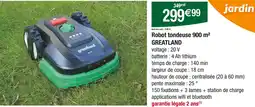 Carrefour GREATLAND Robot tondeuse 900 m² offre