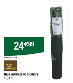 Carrefour IDEAL GARDEN Haie artificielle bicolore offre