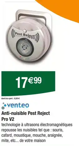 Carrefour VENTEO Anti-nuisible pest reject pro v2 offre