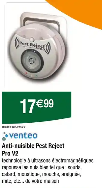 Carrefour VENTEO Anti-nuisible pest reject pro v2 offre