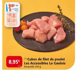 Colruyt Les Accessibles Le Gaulois Cubes de filet de poulet offre