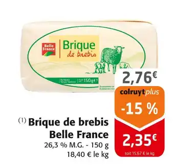 Colruyt Belle France Brique de brebis offre