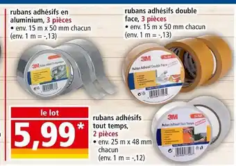 Norma 3M Rubans adhésifs en aluminium offre