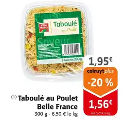 Colruyt Belle France Taboulé au Poulet offre