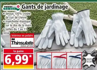 Norma POWEFIX GARDEN Gants de jardinage offre