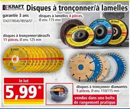 Norma KRAFT WERKZEUGE Disques à tronçonner/à lamelles offre