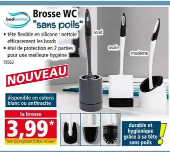 Norma BADKOMFORT Brosse WC sans poils offre