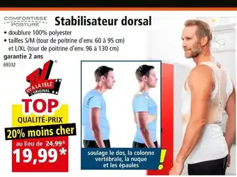 Norma Stabilisateur dorsal offre