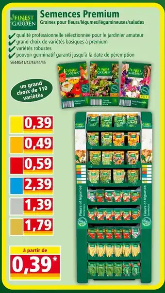 Norma FINEST GARDEN Semences Premium offre