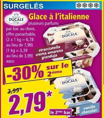 Norma DUCALE Glace à l’italienne offre