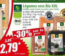 Norma BIO SONNE Légumes secs Bio XXL offre