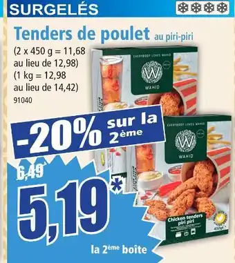 Norma WAHID Tenders de poulet au piri-piri offre