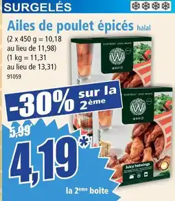 Norma WAHID Ailes de poulet épicées halal offre