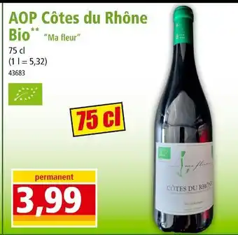 Norma Ma fleur AOP Côtes du Rhône Bio offre