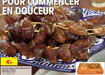 Intermarché BROUSSE & FILS Dattes Deglet Nour Branchées offre