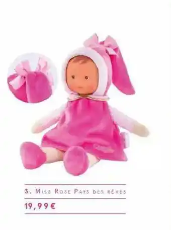 Monoprix Miss Rose Pays Des Rêves offre