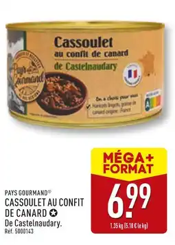 ALDI PAYS GOURMAND Cassoulet au confit de canard de Castelnaudary offre