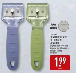 ALDI CROFTON Grattoir plaque de cuisson ou verre offre