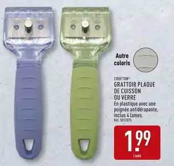 ALDI CROFTON Grattoir plaque de cuisson ou verre offre