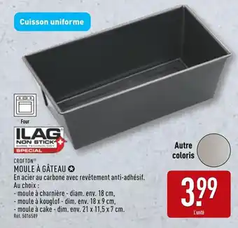 ALDI CROFTON Moule à gâteau offre