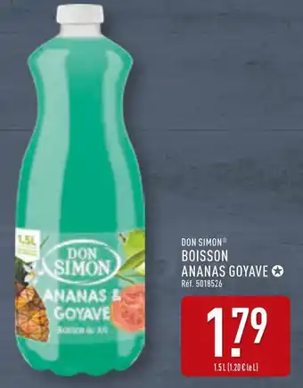 ALDI DON SIMON Boisson ananas goyave offre