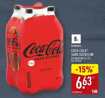 ALDI Coca-Cola Sans Sucres offre