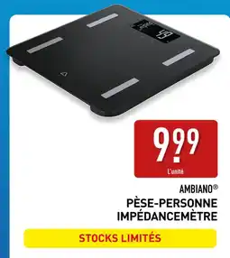 ALDI Ambiano Pèse-personne impédancemètre offre