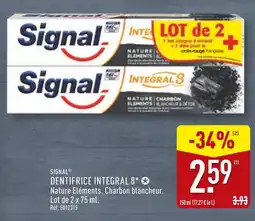 ALDI SIGNAL Dentifrice integral 8 offre