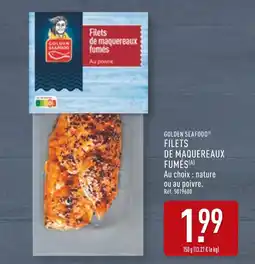 ALDI GOLDEN SEAFOOD Filets de maquereaux fumés offre