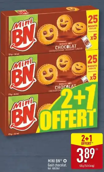 ALDI Mini BN Mini BN Goût chocolat offre