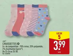 ALDI L&D Chaussettes offre