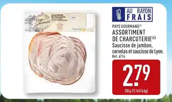 ALDI PAYS GOURMAND Assortiment de charcuterie offre