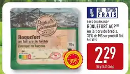 ALDI Pays Gourmand Roquefort AOP offre