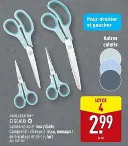 ALDI HOME CREATION Ciseaux offre