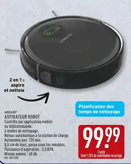 ALDI AMBIANO Aspirateur robot offre