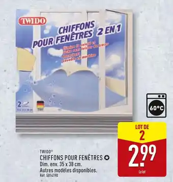 ALDI TWIDO Chiffons pour fenêtres offre