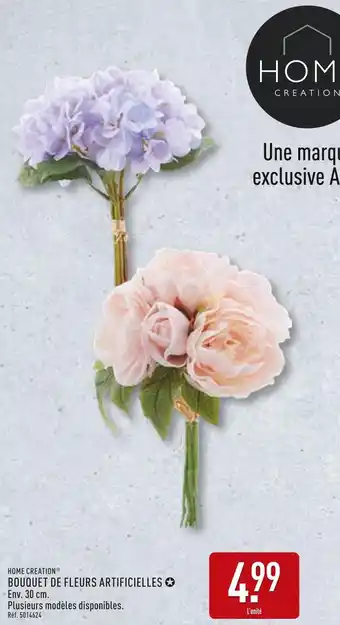 ALDI HOME CREATION Bouquet de fleurs artificielles offre