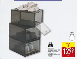 ALDI HOME CREATION Boîtes de rangement pour chaussures offre