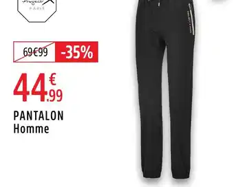 Intersport Project X Paris Pantalon homme offre