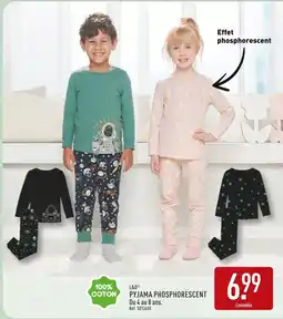 ALDI L&D Pyjama phosphorescent offre