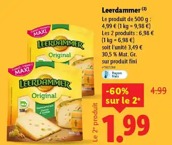 Lidl Leerdammer offre