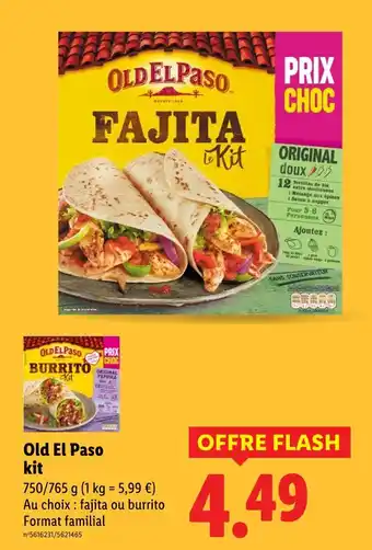 Lidl Old et paso kit offre