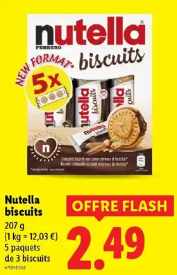 Lidl NUTELLA biscuits offre