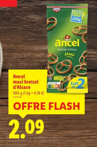 Lidl Dr. Oetker Ancel maxi bretzel d'Alsace offre